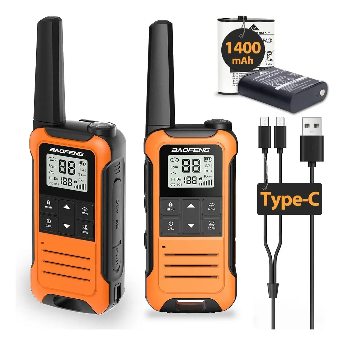 Walkie Talkies recargables